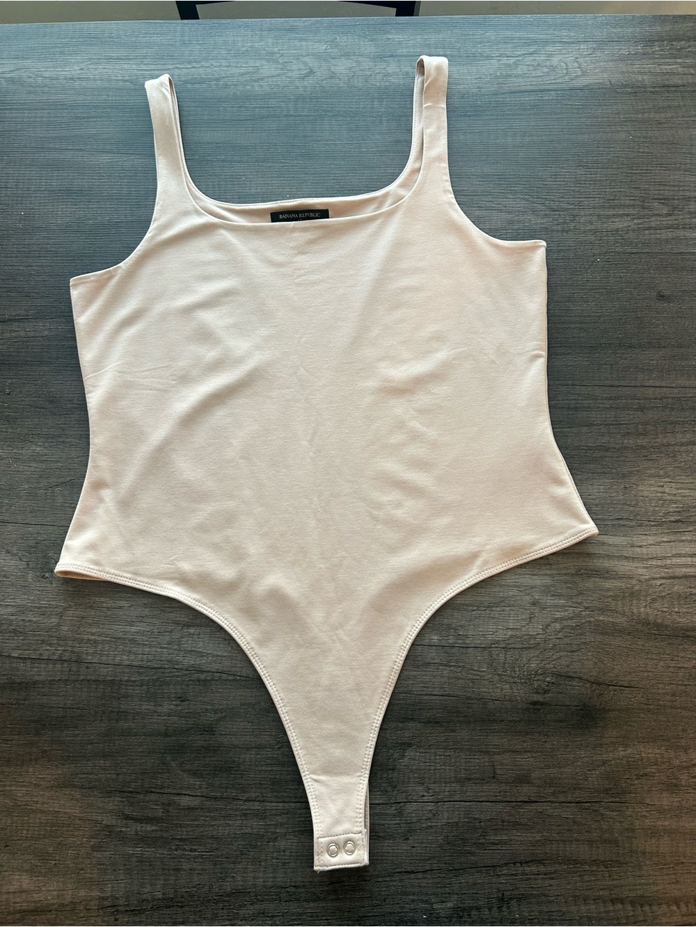 Banana Republic beige Tank Bodysuit
